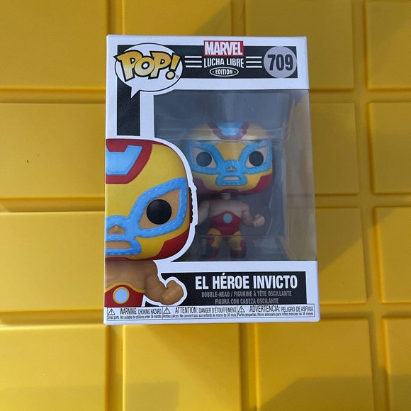 Funko Pop Marvel Lucha Libre Edition El Hero Invicto #709 Vinyl Figure - Picture 8 of 8